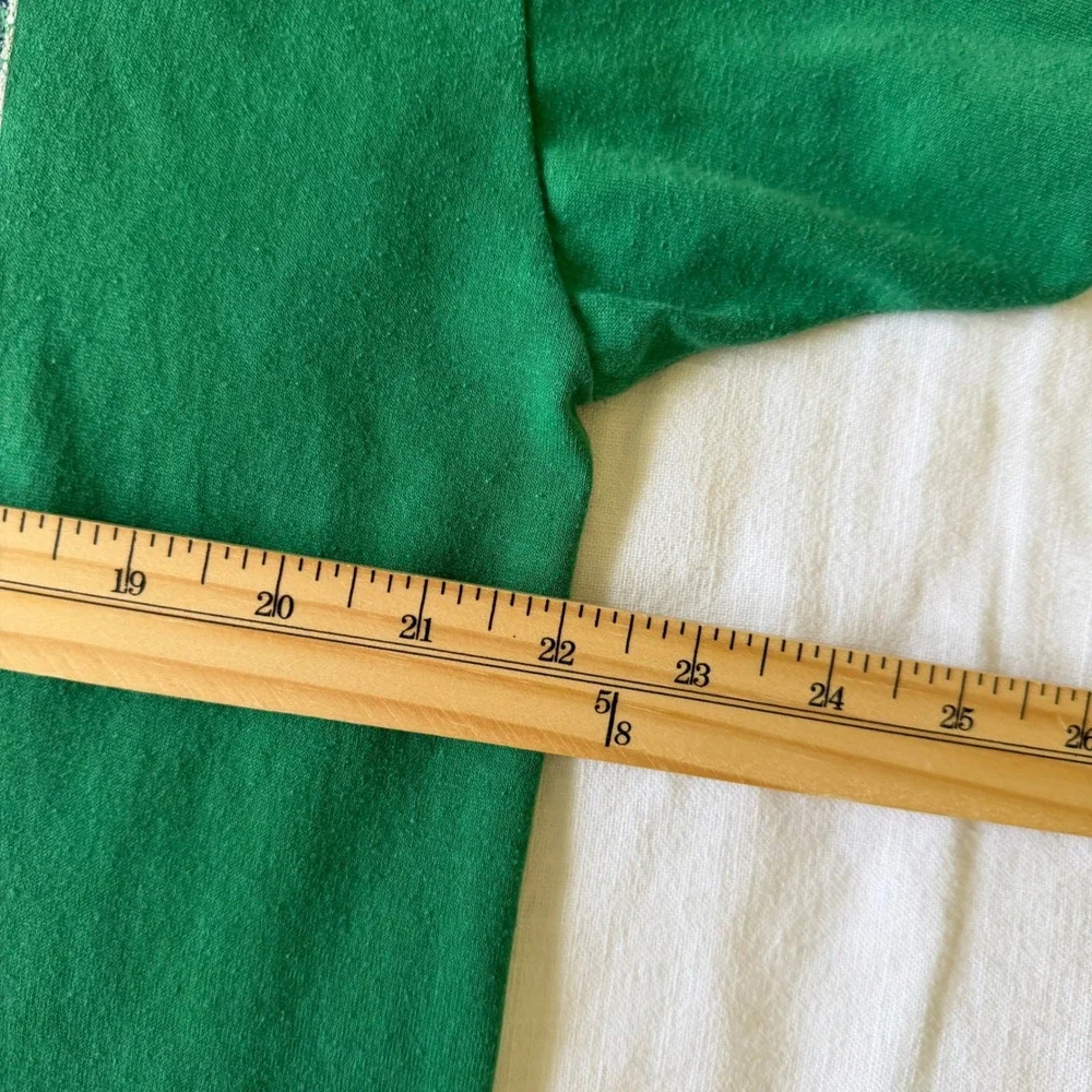 Vintage 70's Russell Athletic‎ Michigan State T Shirt XL Green Single Stitch USA